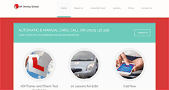 Desktop Screenshot of apdrivingschool.co.uk