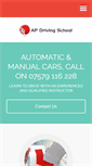 Mobile Screenshot of apdrivingschool.co.uk